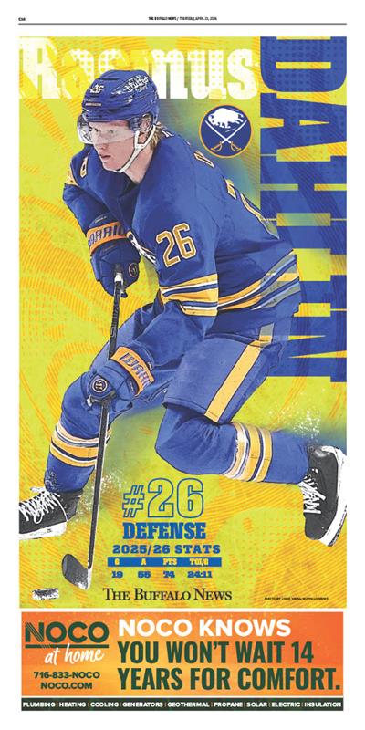 Rasmus Dahlin 2025-2026 Season