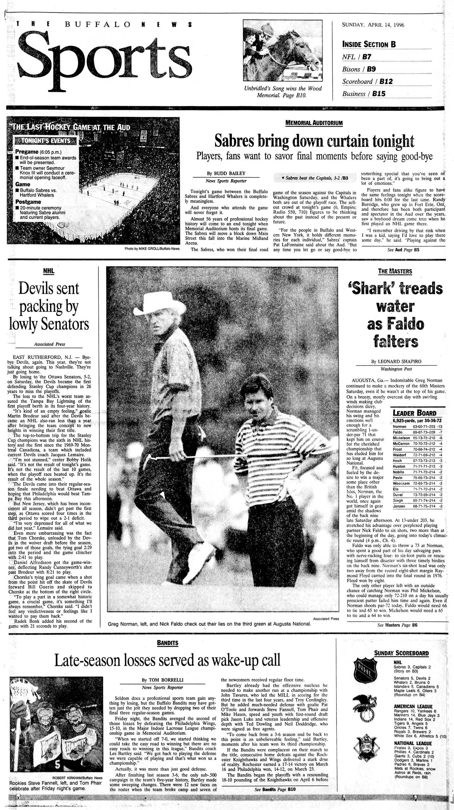 Headlines in History - The Last Hockey Game At The Aud