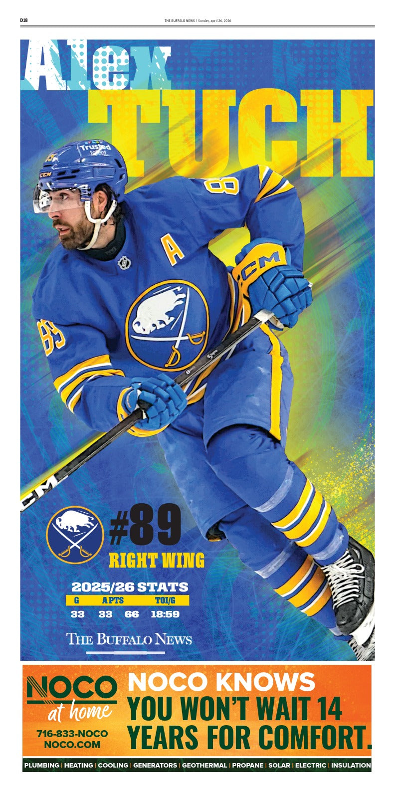 Alex Tuch 2025-2026 Season