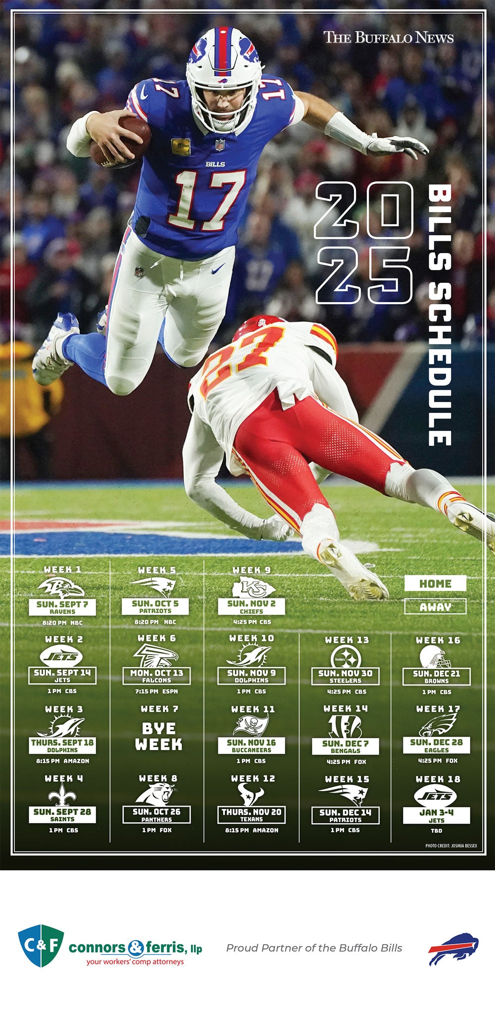2025 / 2026 Buffalo Bills Season Schedule
