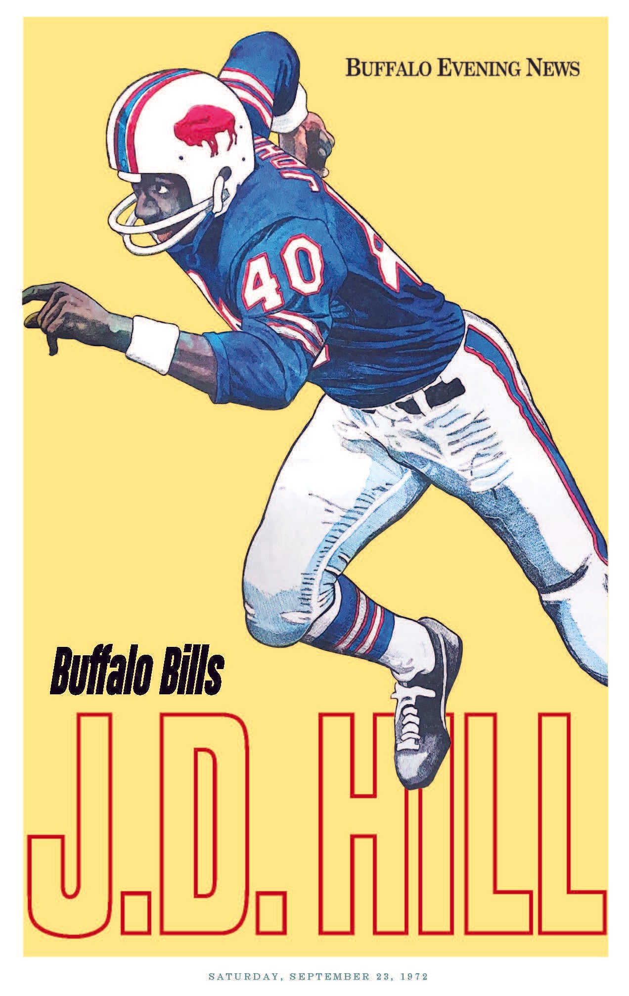 Throwback Poster Series - JD Hill – The Buffalo News Store