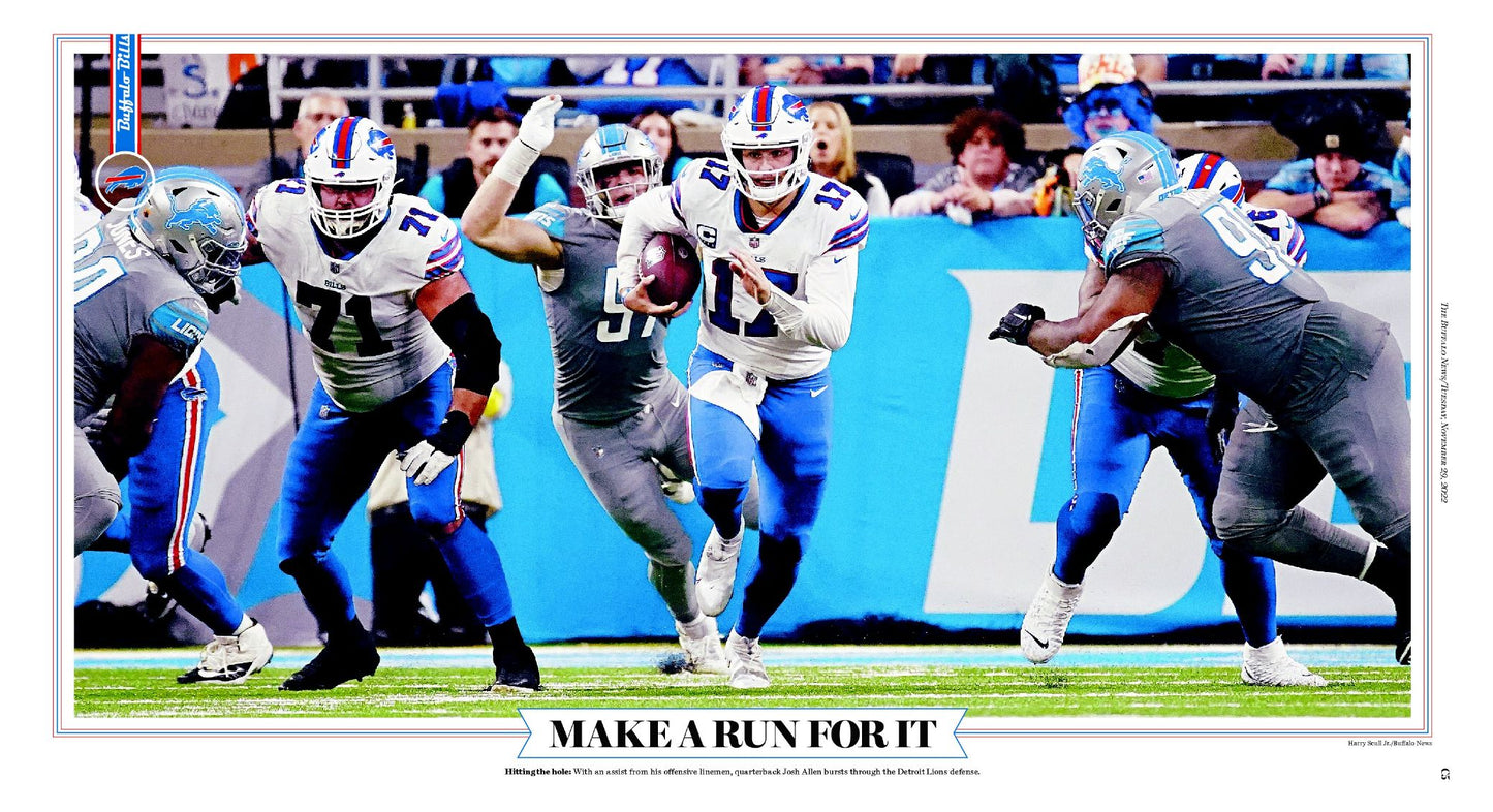 "Make a Run For It" Buffalo News Poster Page