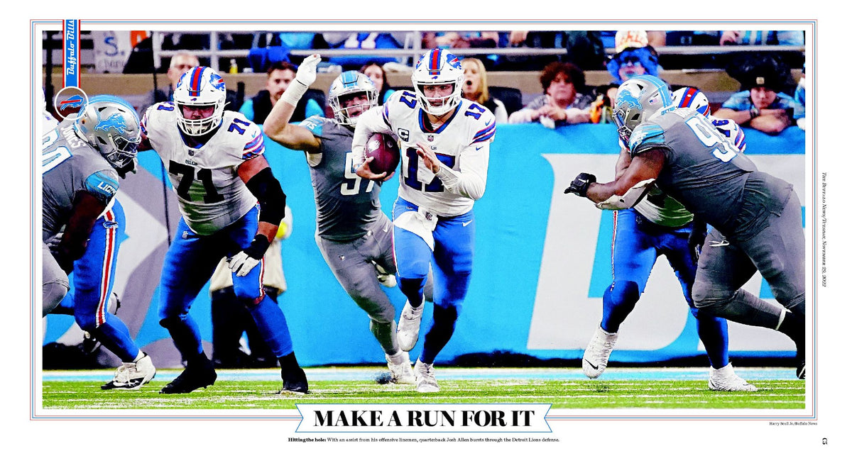 Allen Takes Aim / Playoff Preview Front-Page Poster – The Buffalo News Store