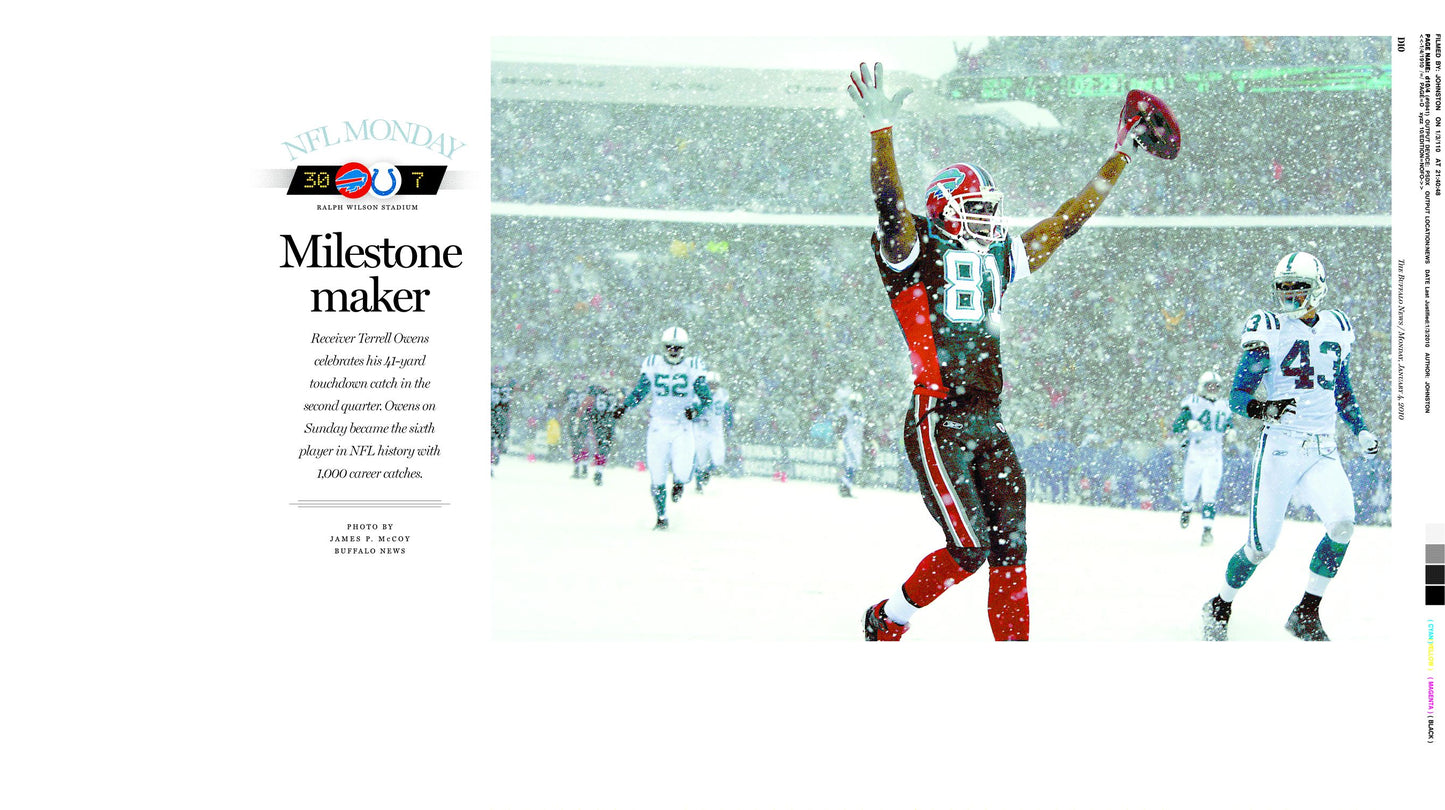 Snow Games - "Milestone Maker" Buffalo News Poster