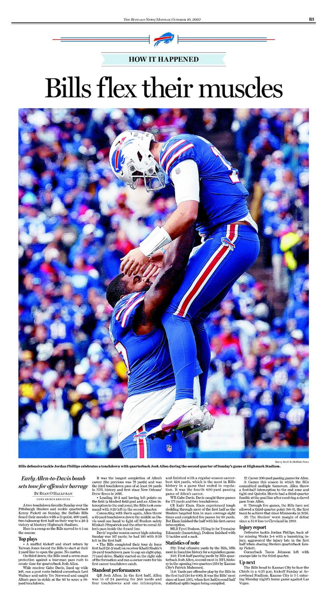 Buffalo Bills Josh Allen 2024 Wall Calendar 