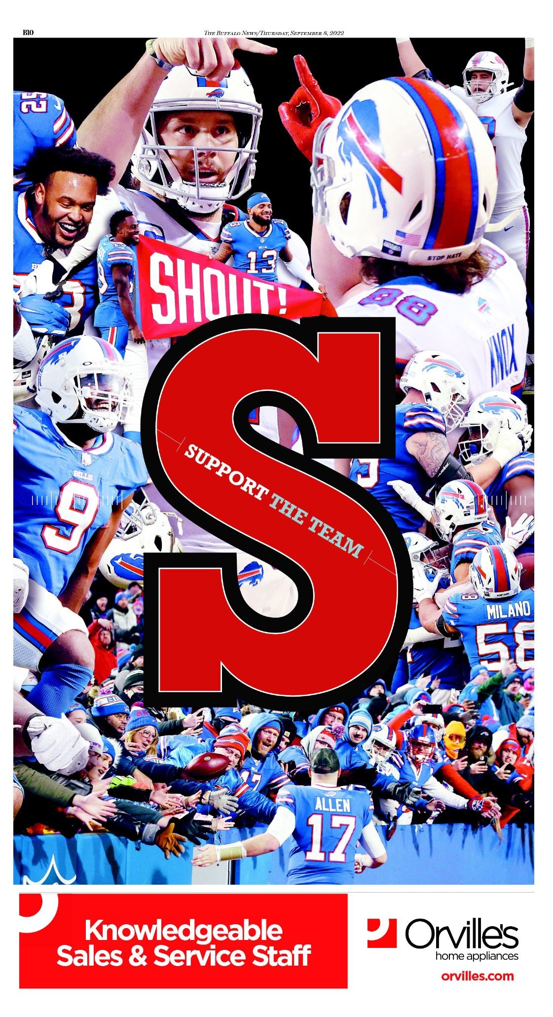 B I L L S- 5 Piece Poster Set