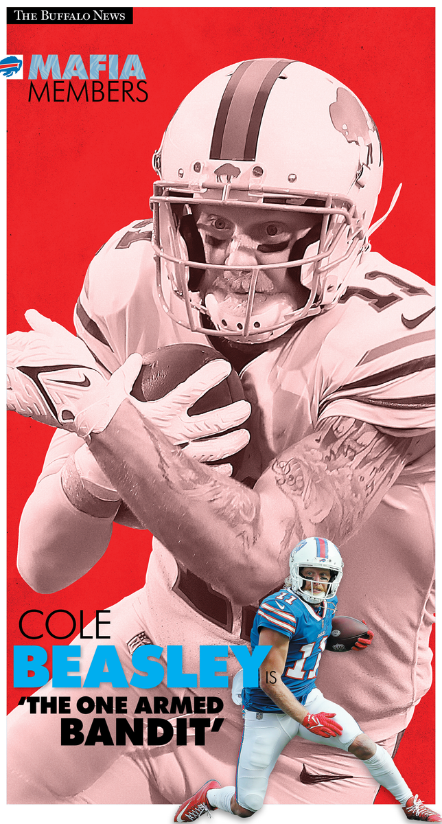 Cole Beasley, 'The One Arm Bandit' - Mafia Members Poster Page – The  Buffalo News Store