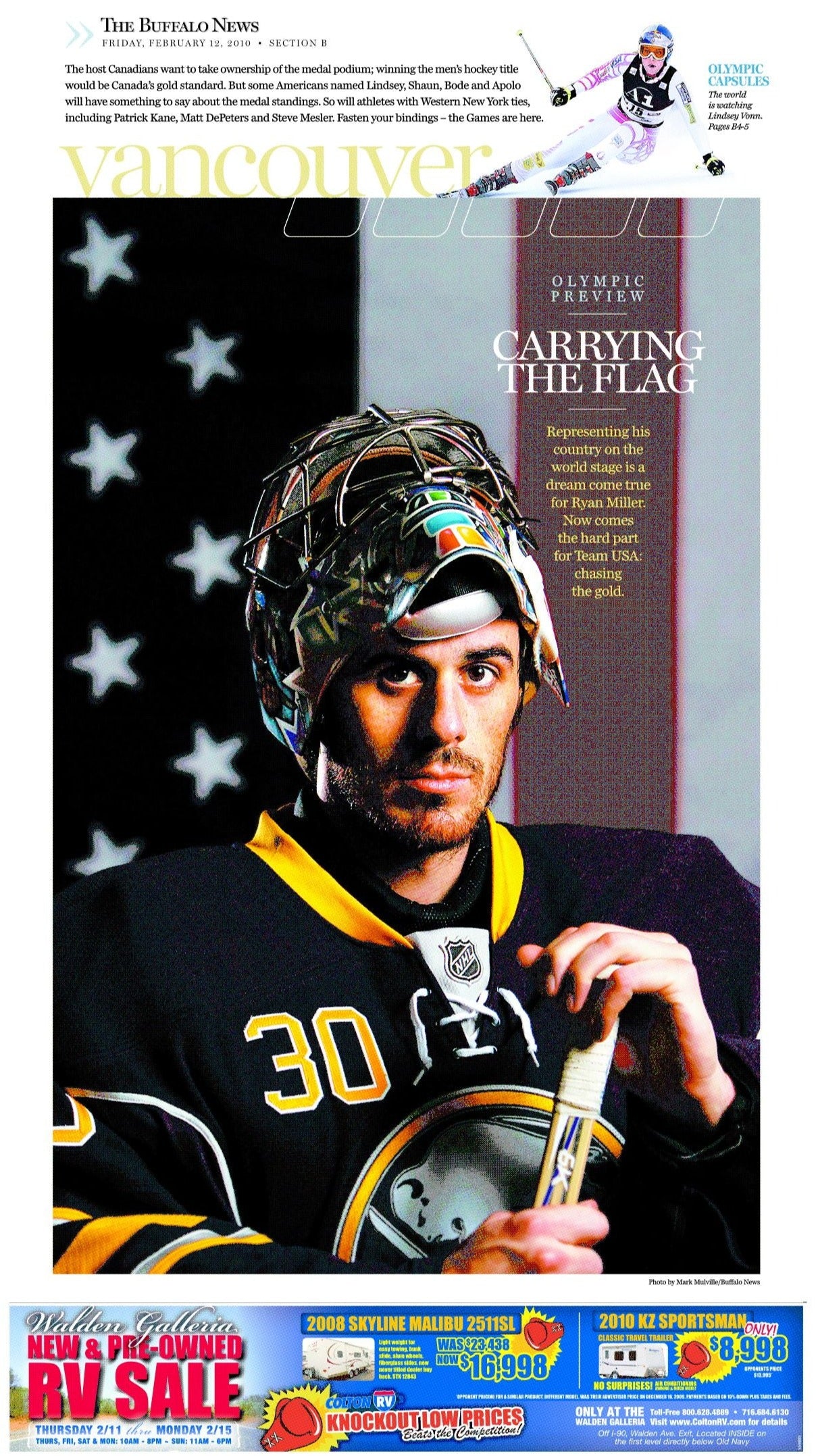 Carrying The Flag - Poster Page