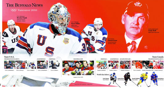 Sabres Team U.S.A. Olympics Vancouver 2010  - Poster Page