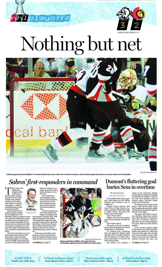 Nothing But Net - May 11, 2006 Sports Page Poster
