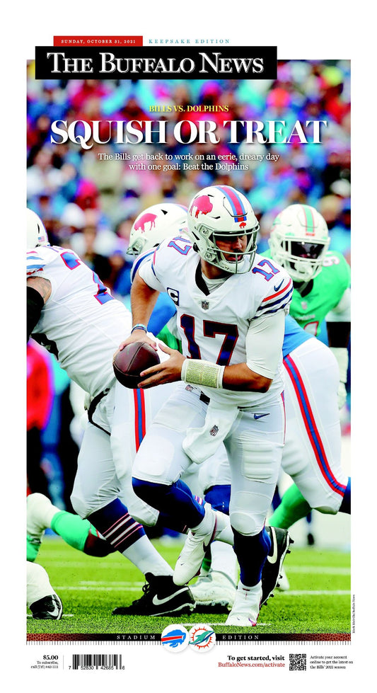 "Squish Or Treat" - Stadium Edition Front-Page Poster