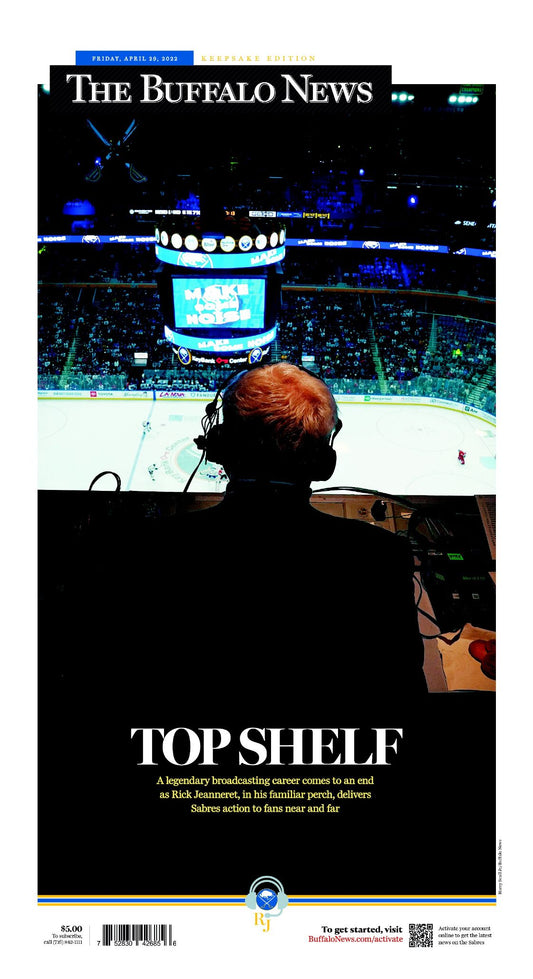 Rick Jeanneret - Top Shelf - Buffalo News Poster