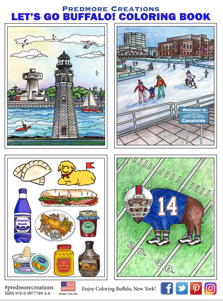 Let’s Go Buffalo Coloring Book