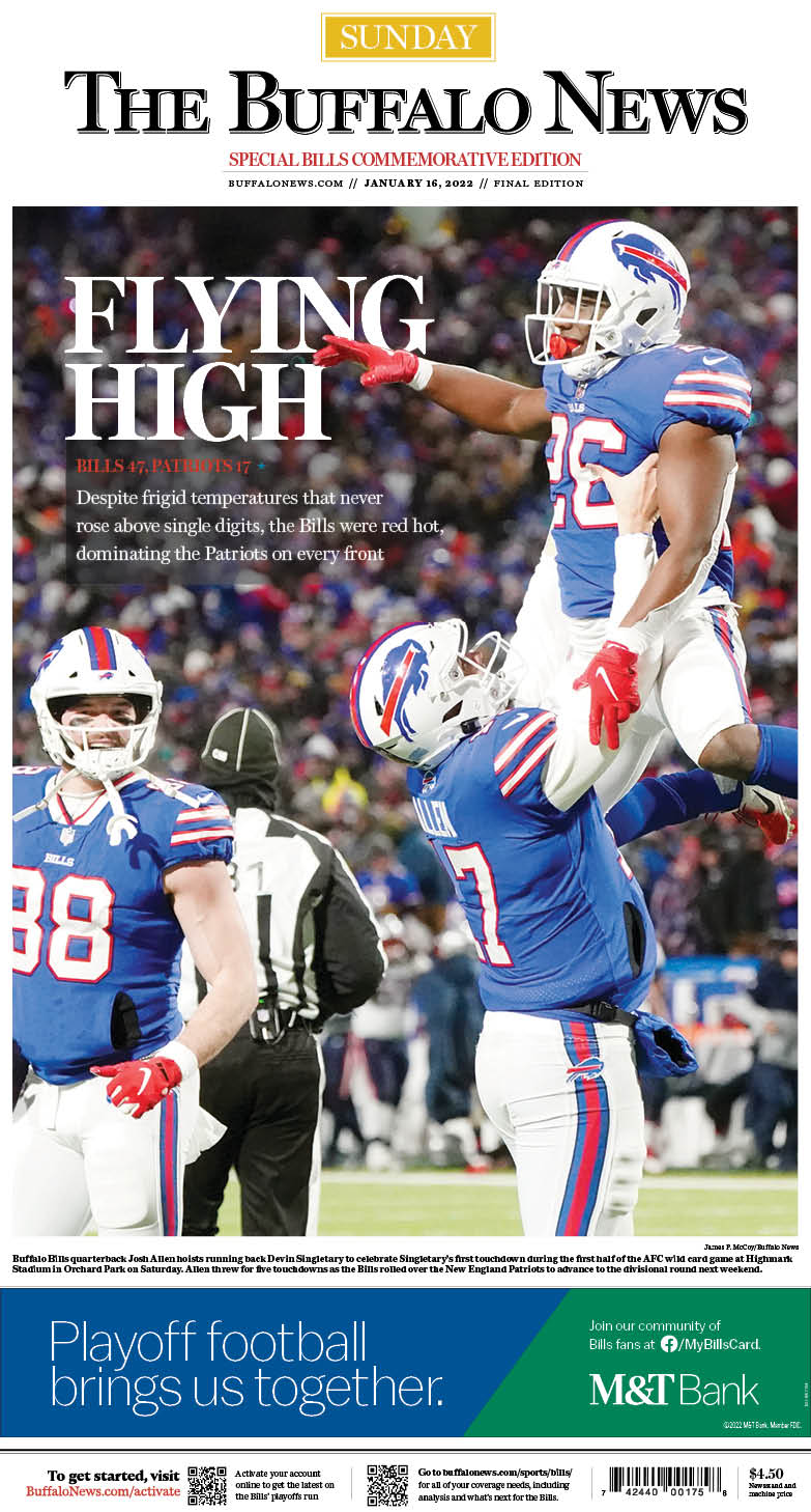 "Flying High" Commemorative Front Page Poster