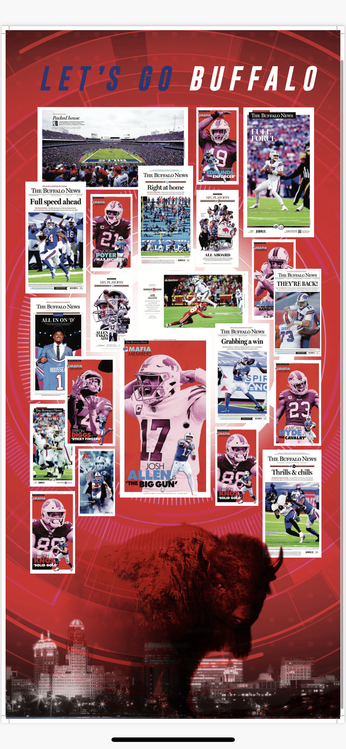 Let’s Go Buffalo! Poster