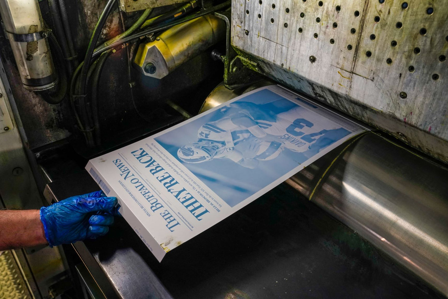 Division Champs! Commemorative Front Page Press Plate