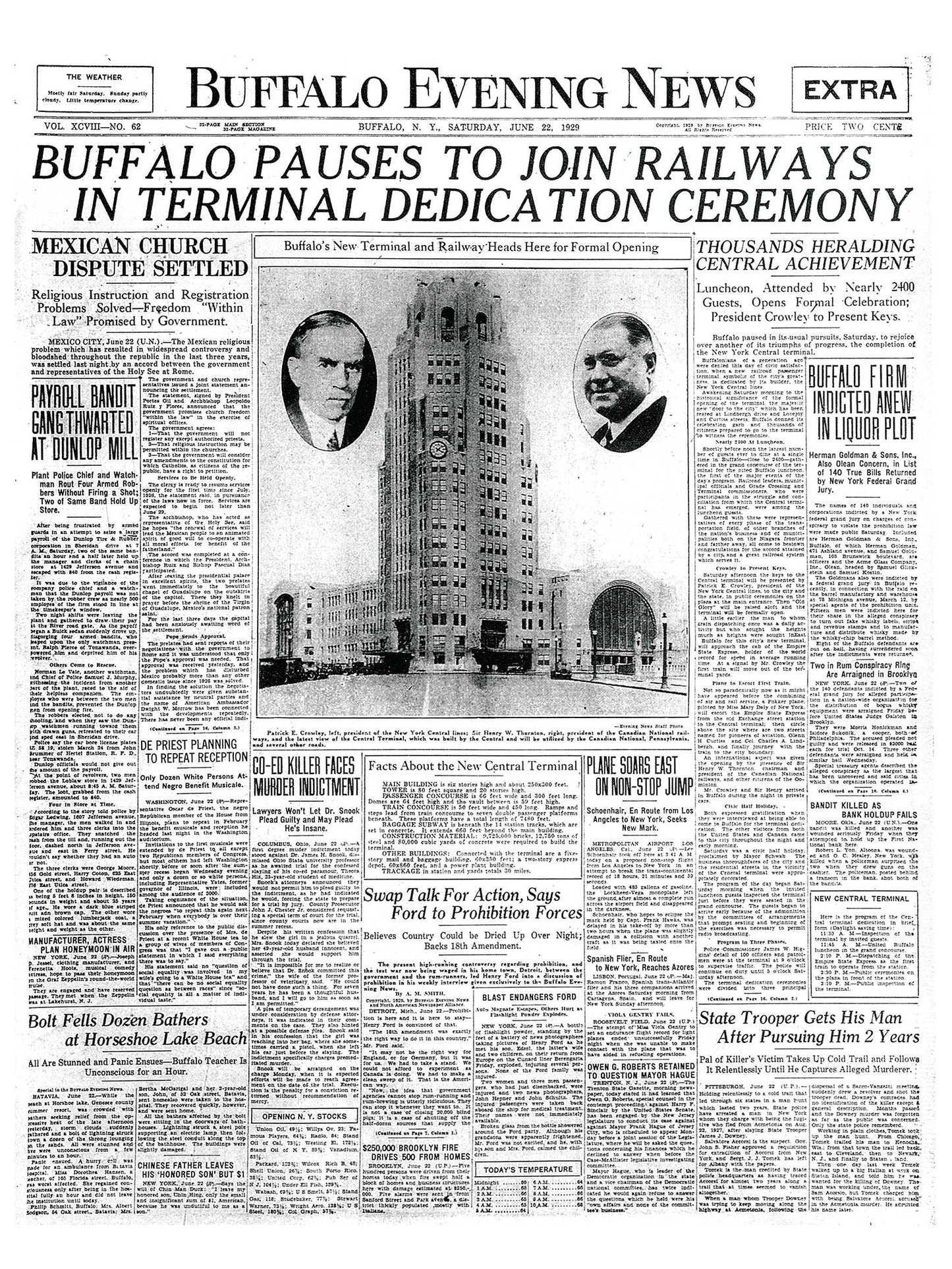 Headlines in History - Central Terminal