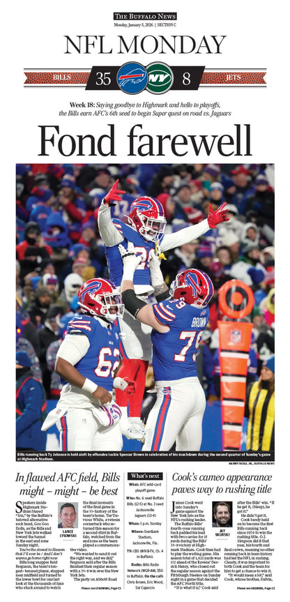 Where Else Would You Rather Be  | The Buffalo News sports page posters