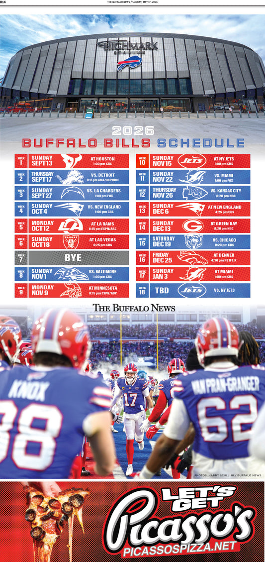 2026-2027 Buffalo Bills Season Schedule