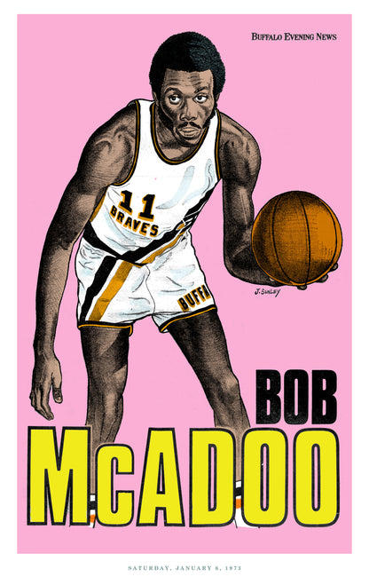 Buffalo Braves Bob Mcadoo Sports Illustrated Cover Canvas Print