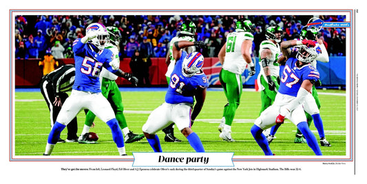 Dance Party | Buffalo News Sports Page Poster