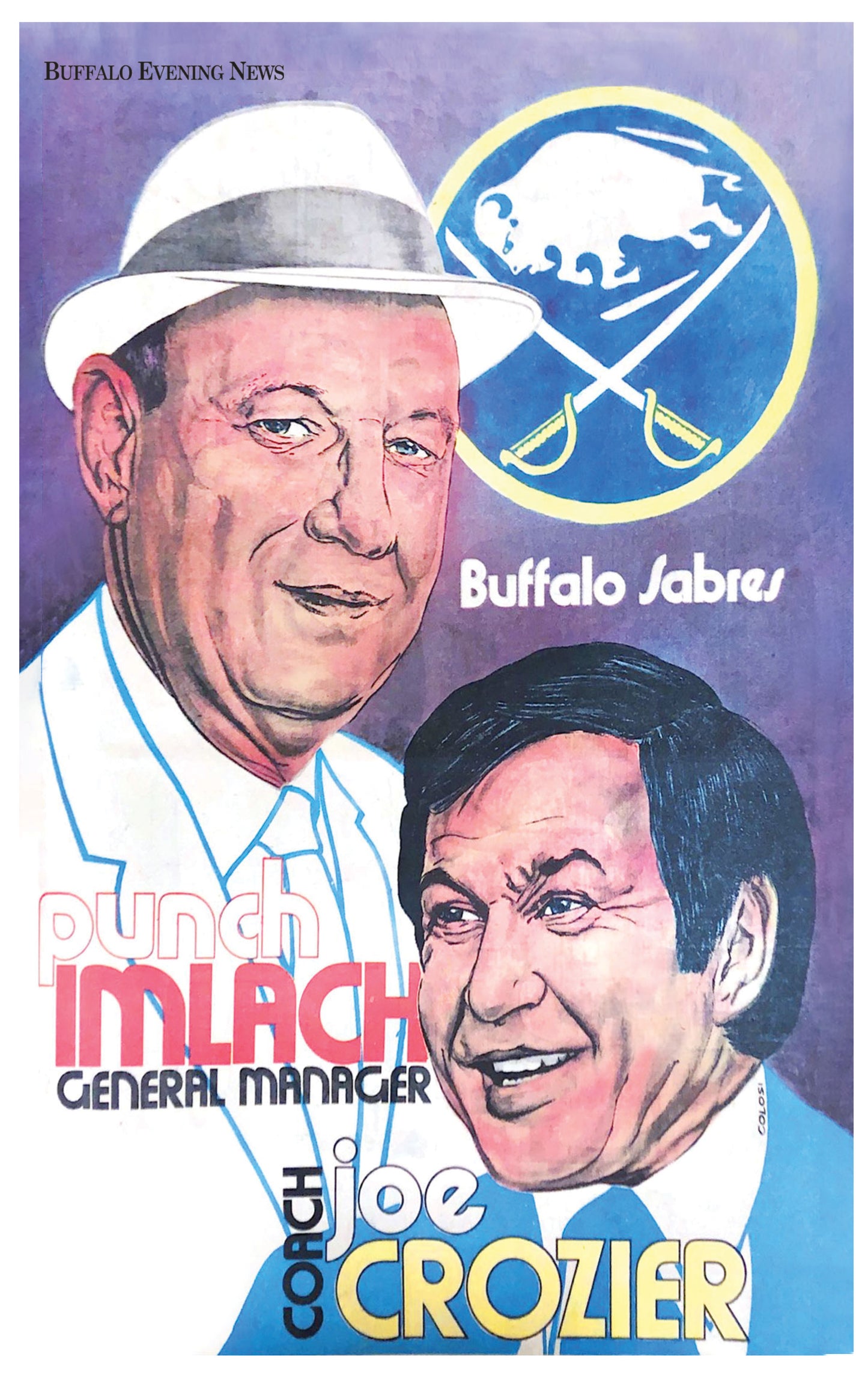 Throwback Poster Series - Punch Imlach and Joe Crozier