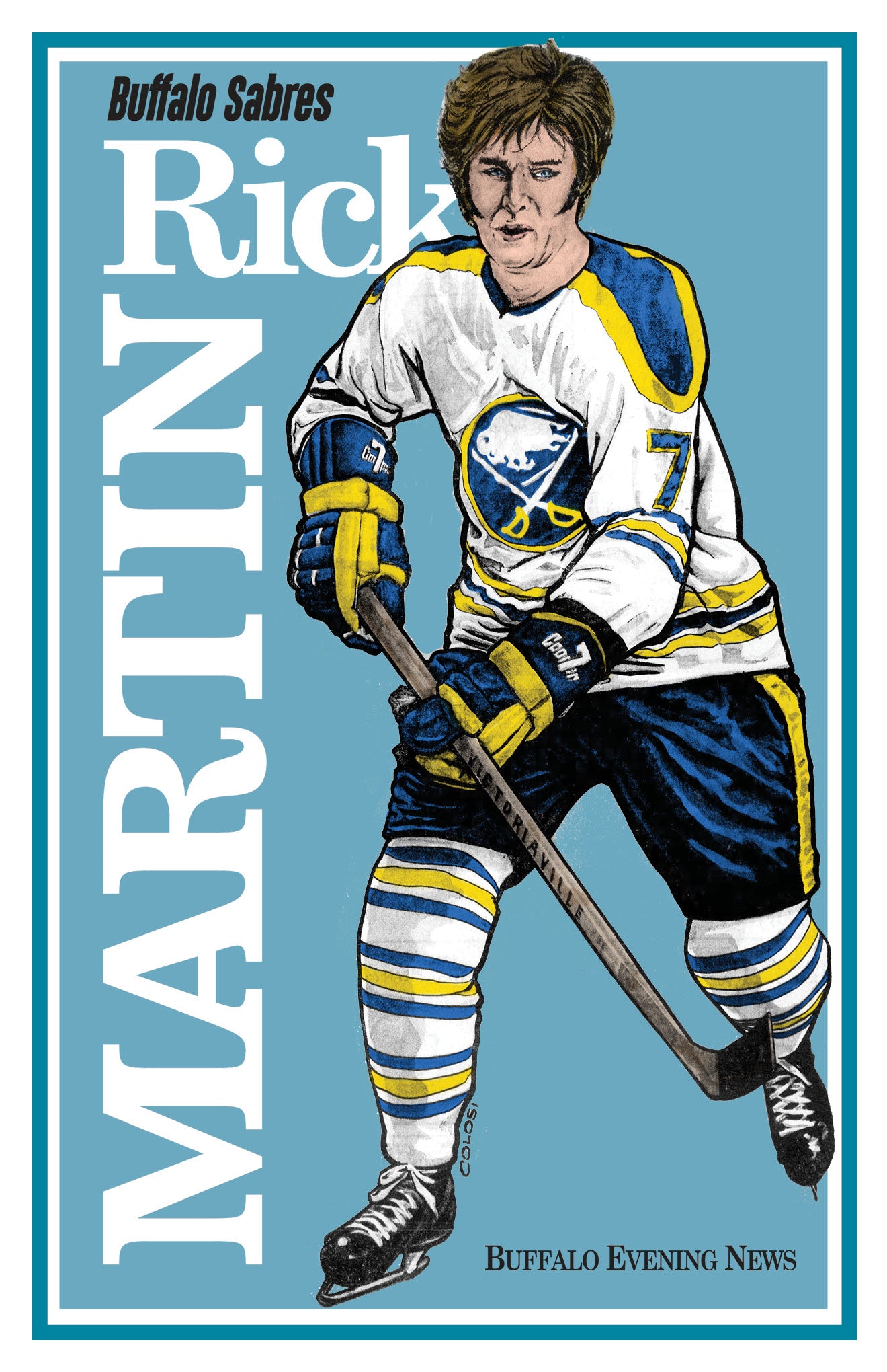 Throwback Poster Series - Rick Martin – The Buffalo News Store