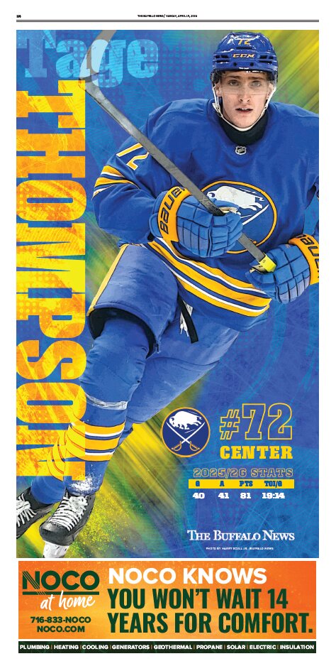 Tage Thompson 2025-2026 Season