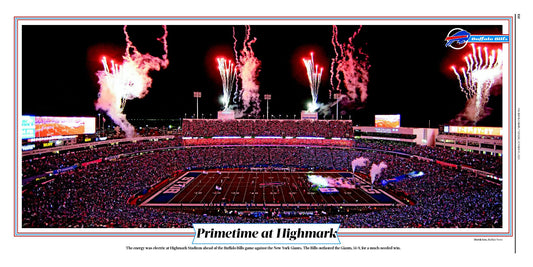 Primetime at Highmark | Buffalo News Sports Page Poster