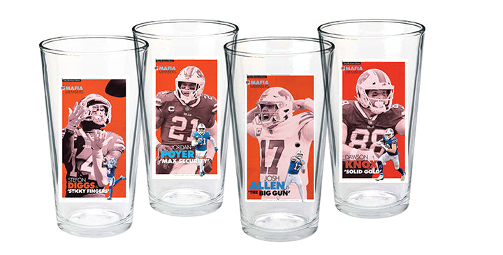 Mount Up! Pint Glass Set - All Four