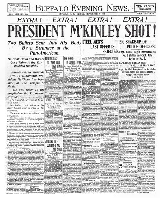 President M'Kinley Shot!