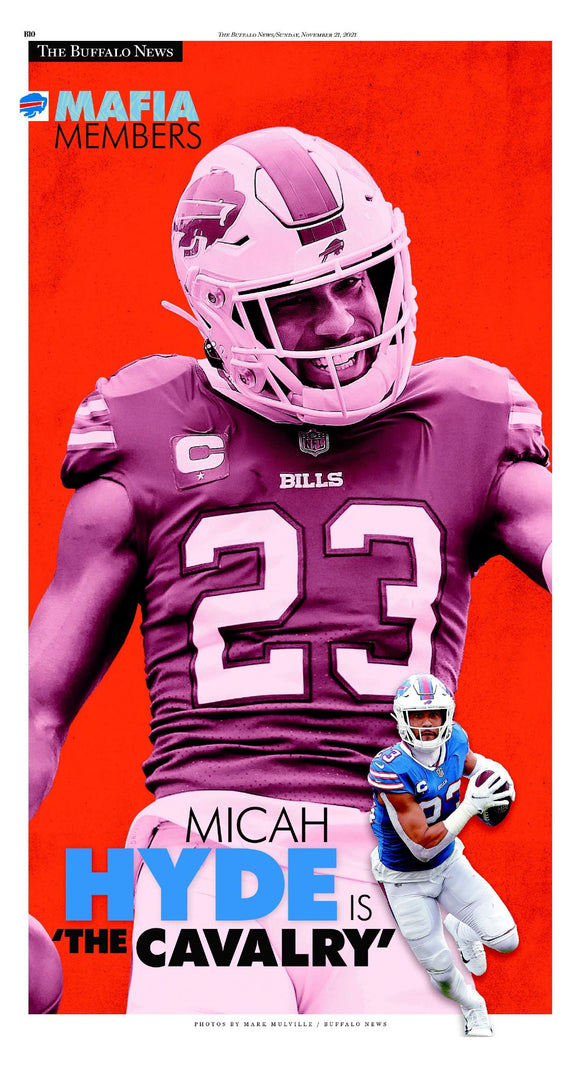 Micah Hyde Football Paper Poster Bills - Micah Hyde - Posters and Art  Prints