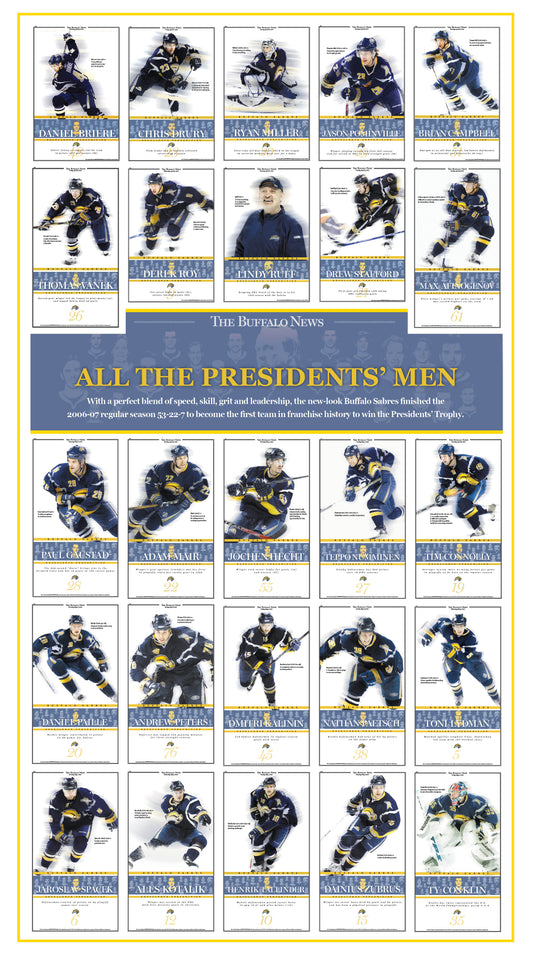 Sabres - All The Presidents' Men -  Buffalo News Poster