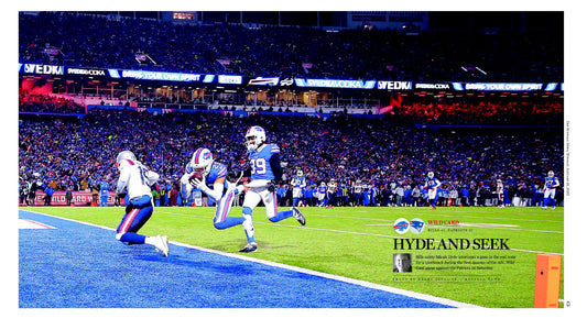 "Hyde and Seek" Buffalo News Sports Section Poster, January 18, 2022