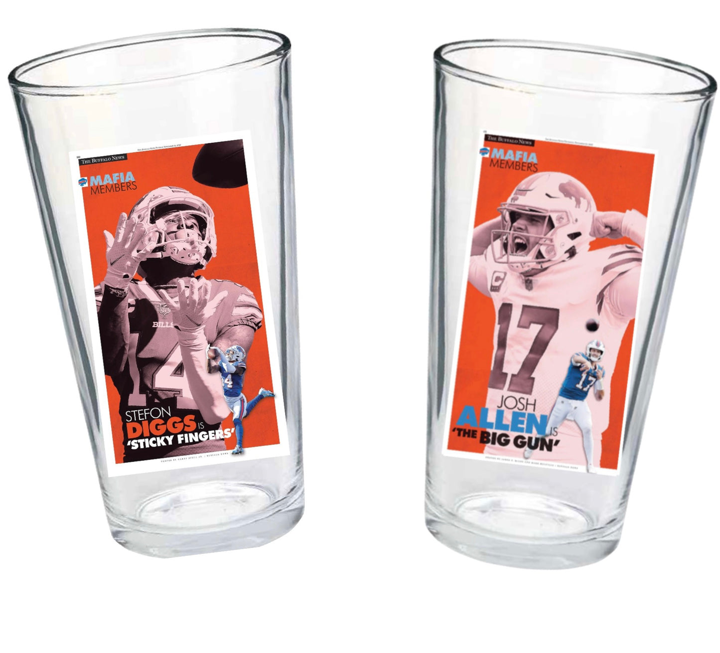 Mount Up! - 'Favorite Combo' Pint Glasses