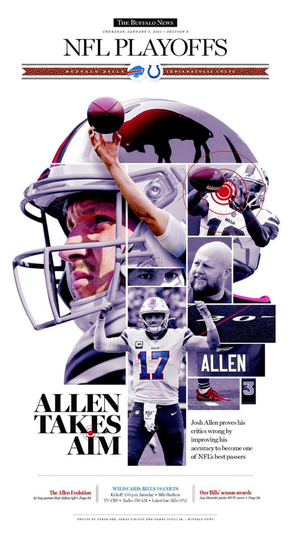 This House Backs Allen - 4-Piece Poster Set – The Buffalo News Store