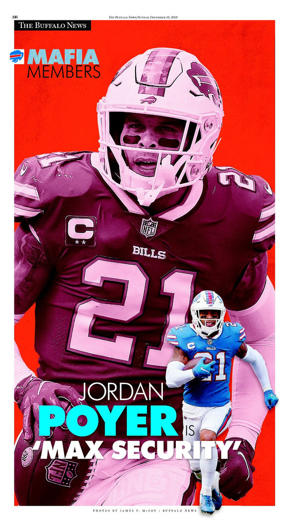 Micah Hyde Football Paper Poster Bills